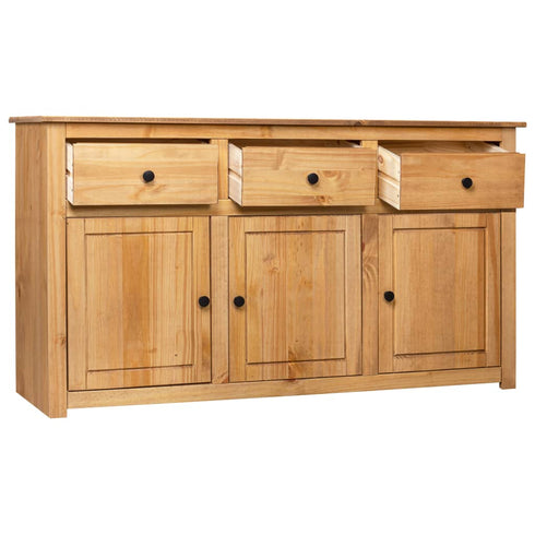 Rustika Rowe -  Sideboard 135x40x80 cm Solid Pinewood Panama Range